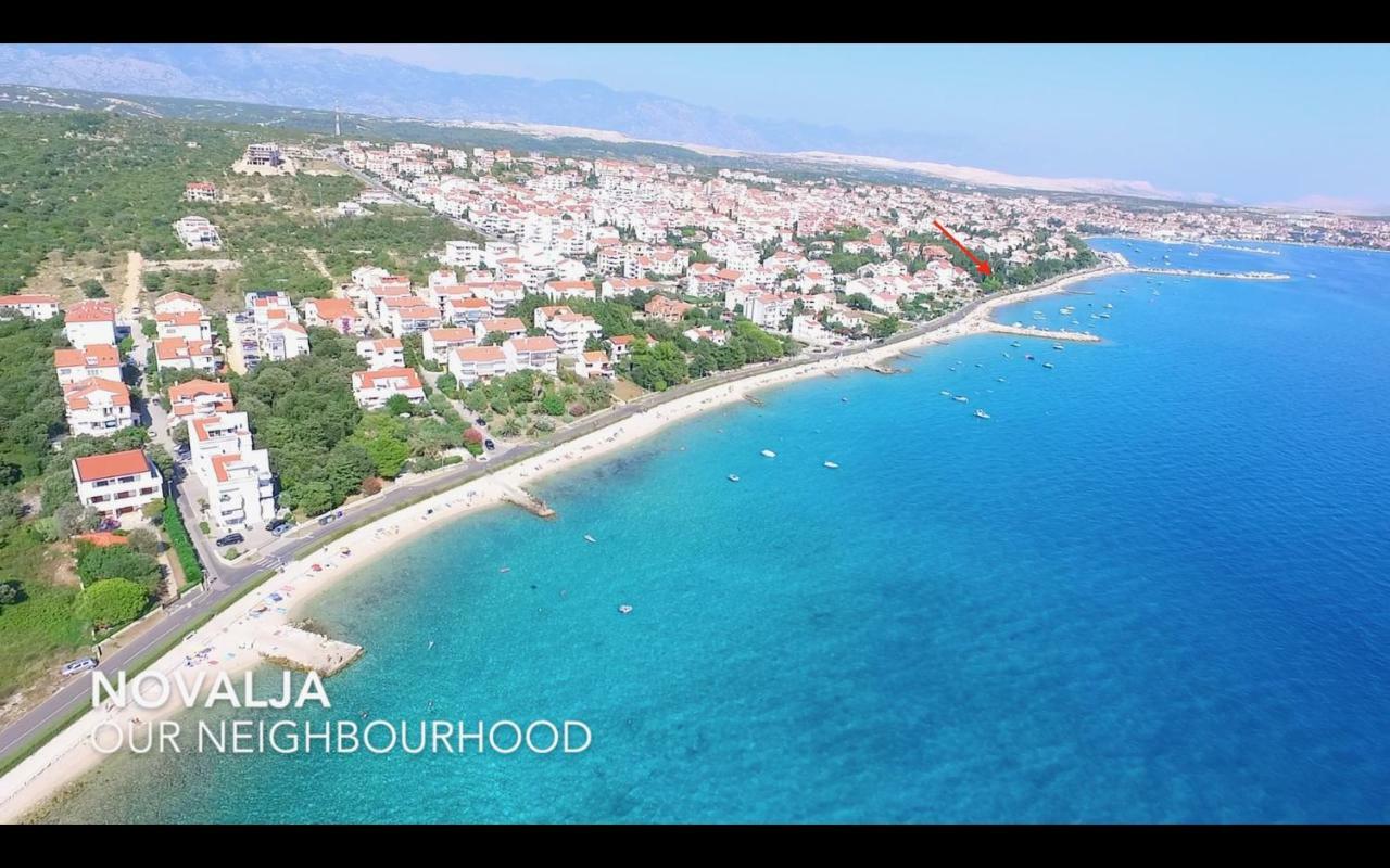 Ivana Apartment With Terrace Novalja Luaran gambar